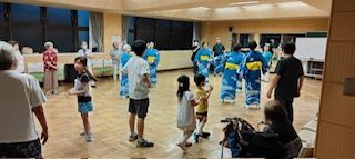 盆踊りの練習