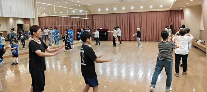 盆踊りの練習