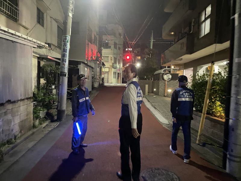 防犯パトロールを実施しました